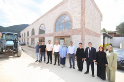 Taraklı'da Kapalı Pazar Yeri İnşaatı İncelemesi