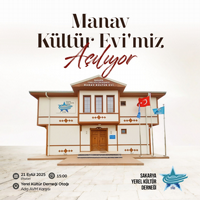 Manav Kültür Evi Açılıyor