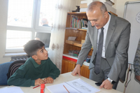 Taraklı Milli Eğitim Müdürü Ahmet Kıvcı’dan Yenidoğan İlk/Ortaokulu’na Ziyaret