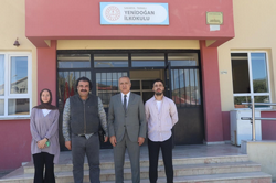 Taraklı Milli Eğitim Müdürü Ahmet Kıvcı’dan Yenidoğan İlk/Ortaokulu’na Ziyaret