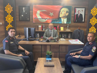 Jandarmadan Milli Eğitim Müdürüne Ziyaret