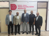 İlçe Milli Eğitim Müdürü Ahmet Kıvcı’ya Ziyaret