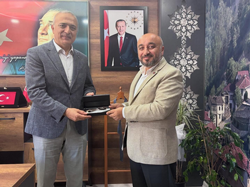 İlçe Milli Eğitim Müdürü Ahmet Kıvcı’ya Ziyaret