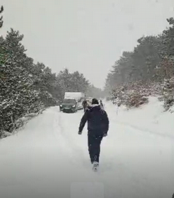 Başkan Pilavcı Mahsur Kaldı