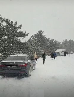 Başkan Pilavcı Mahsur Kaldı