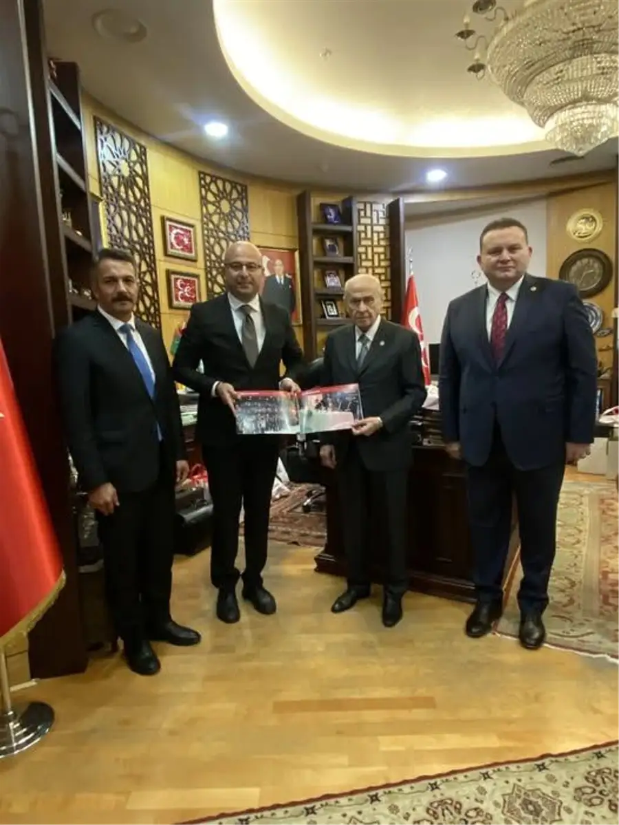 MHP Sakarya'dan Bahçeli'ye kongre sonrası ziyaret!