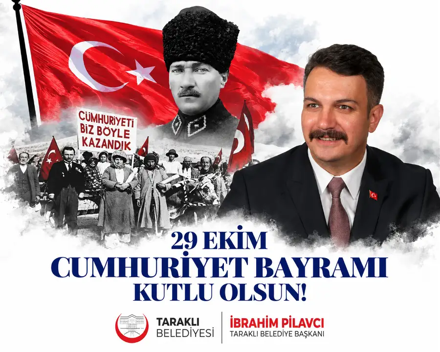 Başkan Pilavcı'dan 29 Ekim Cumhuriyet Bayramı Mesajı
