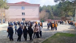 Taraklı Ortaokulunda Deprem Tatbikatı