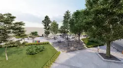 Tarihi Çınar ve Şehit Mehmet Nuri Kocabıyık Parkı 'na Düzenleme