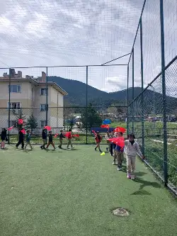 Coşkulu Bayrak Yürüyüşü