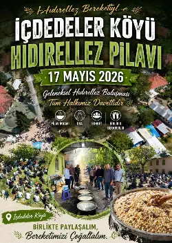 İçdedeler Hayırı 17 Mayıs'ta