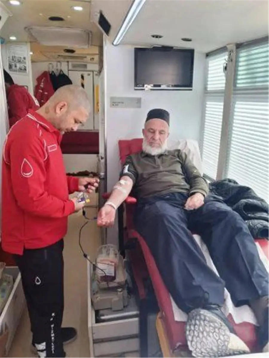 Taraklı'da Kızılay'dan Hayat Kurtaran Bağış