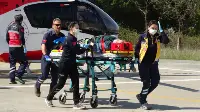Tarlada Kırılan Bacağa Helikopter Müdahalesi
