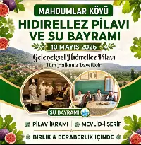 Geleneksel Pilav ve Su Bayramına Davet