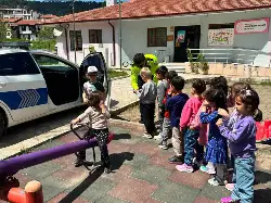 Taraklı'da Miniklere Trafik Eğitimi