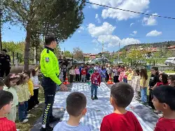 Taraklı'da Miniklere Trafik Eğitimi