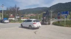 Taraklı Kavşağında Kaza Tehlikesi