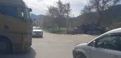 Taraklı Kavşağında Kaza Tehlikesi
