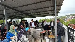 İçdedeler'de Hayır Pilavı Düzenlendi