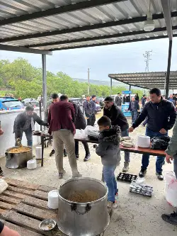 İçdedeler'de Hayır Pilavı Düzenlendi