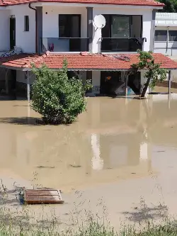Aksu'da Deresinde Sel Oldu