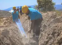 Duman Köy'de 218 Metreden Yeni Su Kaynağı