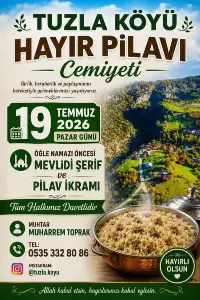 Tuzla Mahallesi'nde Hayır Pilavı