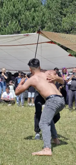 Tuzla Yaylası'ndaki Hayır Pilavına Yoğun İlgi