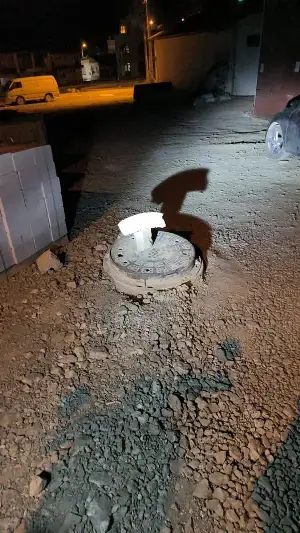 Açık Bırakılan Rögar Kapağı Kapatıldı
