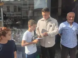 Eski futbolcu, AK Parti MKYK Üyesi Mesut Özil,Taraklı’da ziyaretlerde bulundu