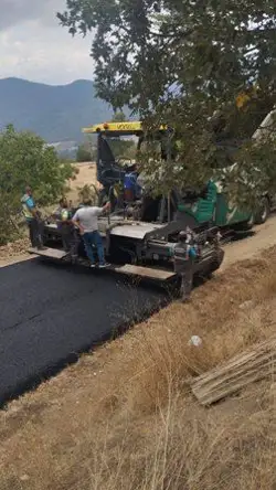 Yıllardır Beklenen O Yol Nihayet Asfaltlandı!