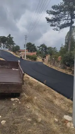 Yıllardır Beklenen O Yol Nihayet Asfaltlandı!