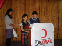 Türk Kızılay'ının 144.Kuruluş Yıldönümü Taraklı Yatalı Bölge Orta Okulunda kutlandı