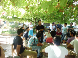 Lider Gençlik Kampı Öğrencileri Taraklıda