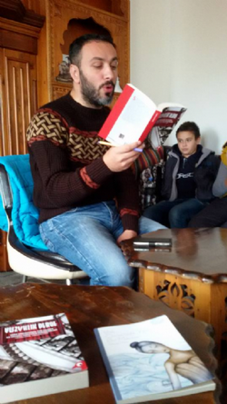Şair/Öykü yazarı, dergi yayın yönetmeni Serkan Türk Gençlerle buluştu.