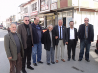 Sendikacılardan MHP Belediye Başkan Adayına Ziyaret