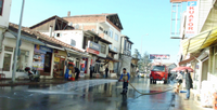 Ankara Caddesi Tazyikli Su ile Yıkandı