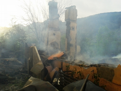 Dereiçi Köyünde Yangın
