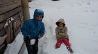 Tuzla Mahallesinde 50 cm Kar