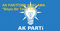 AK Parti Taraklı İlçe Başkanı Erdal Özen Açıklama Yaptı