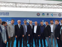 AK Parti İlçe Teşkilatı (SAGİF 2016)” fuarı açılışına katıldılar.