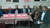 AK Parti İlçe Başkanı Erdal Özen :Taraklı EVET Diyor  dedi.