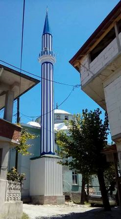 Akçapınar Camiisine Yeni Minare Yapıldı