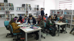Taraklı Ortaokulu Öğrencilerinden Kütüphane Ziyareti