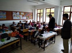 Milli Eğitim Müdürü Serkan Korkmaz 1.Sınıfları Ziyaret Etti