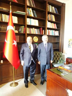 Naim Nalbant Büyükelçi Şaban Dişli’yi Ziyaret Etti.