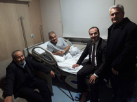 Öztürk'den Hasta Ziyareti