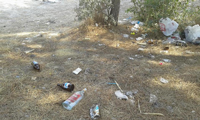 Taraklı’da piknik alanları çöplerden geçilmiyor.
