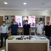 SASKF Başkanı Yaşar Zımba İbrahim Pilavcı’yı Ziyaret Etti