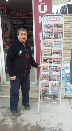 Taraklı’da gazete satışı başladı